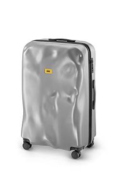 Carsh Baggage - Trolley Icon Line - Großer Baggare - 4 Räder - 100 Liter (Metal Silver) von Crash Baggage