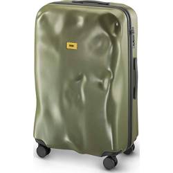 Carsh Baggage - Trolley Icon Line - Großer Baggare - 4 Räder - 100 Liter (Olive Green) von Crash Baggage