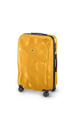 Crash Baggage - ICON MEDIUM, Harter Polycarbonat Koffer, Mittleres Gepäck, Trolley Abmessungen 68 x 45 x 26 cm, Fassungsvermögen 65 Liter, Farbe Gelb von Crash Baggage