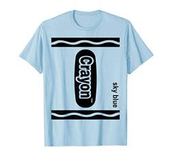 Himmelblau Zeichenstift Kasten baby blue Crayon Halloween T-Shirt von Crayon Box Halloween Pencils Matching Costumes