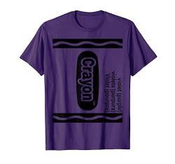 Lila Zeichenstift Kasten Violet purple Crayon Box Halloween T-Shirt von Crayon Box Halloween Pencils Matching Costumes