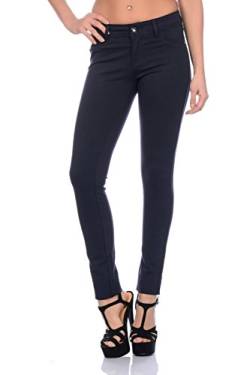 Crazy Age Damenhose Jegging Basic Classic Hüfthose 5 Pocket für jeden Tag H01 (42, Schwarz) von Crazy Age