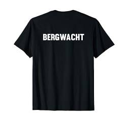 Bergwacht Rücken Aufdruck Hinten Schriftzug Bergwacht T-Shirt von Crazy Cute Cartoon Styles 4 You