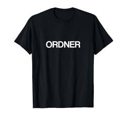 Ordner Brust Aufdruck Vorne Schriftzug Ordner T-Shirt von Crazy Cute Cartoon Styles 4 You