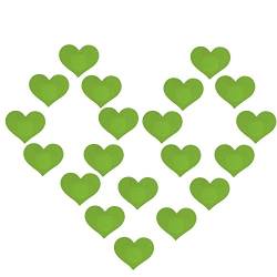 Creamlin 10Pairs Sexy Herz-Pasteten Einmal-Nippel-Abdeckungen Brust-BH-Aufkleber (Grün) von Creamlin