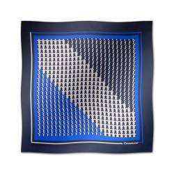 Creanow Seidenhalstuch - Tricolor - Schutzengel Design (Blau) von Creanow