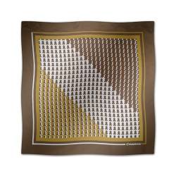 Creanow Seidenhalstuch - Tricolor - Schutzengel Design (Braun) von Creanow
