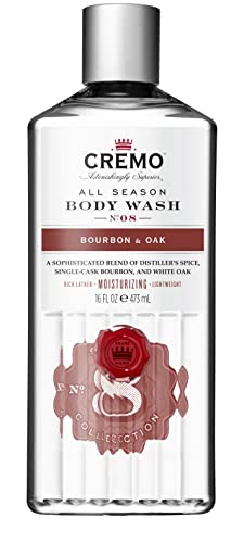 CREMO - All Season Body Wash Für Männer |Feuchtigkeitsspendendes Duschgel Bourbon & Eiche | 473ml von Cremo