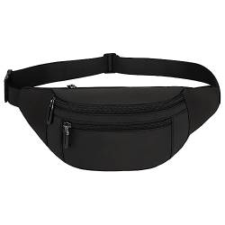 Sport Bag Lässige Brusttasche, leicht, Radfahren, Hüfttasche, einzelne Schulter, Umhängetasche, modisch, einfach Turnbeutel Eule (Black, One Size) von CreoQIJI