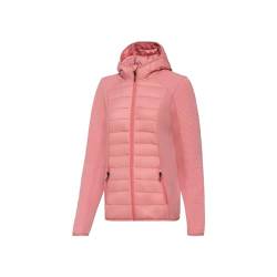 Crivit Damen Outdoor Hybridjacke, mit Kapuze, wasserabweisend und windabweisend (DE/NL/SE/PL, Alphanumerisch, M, Regular, Regular, rosé) von Crivit