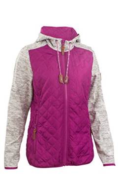 Damen Funktionsjacke - pink/grau - Crivit, Pink/Weiß, M / 40/42 von Crivit