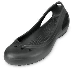 Crocs , Damen Ballerinas, Schwarz - Black (Schwarz/Schwarz) - Größe: 33/34 EU von Crocs