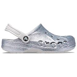 Crocs Baya Glitter Clog 42-43 EU Silver Glitter von Crocs