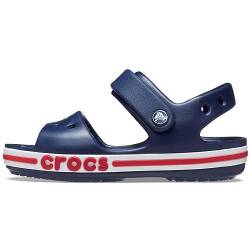 Crocs Bayaband Sandals for Girls and Boys, Lightweight Summer Shoes Navy/Pepper Size 2 UK Child von Crocs