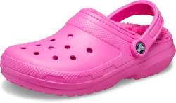 Crocs Classic Lined Clogs, Electric Pink/Electric Pink, 33/34 EU von Crocs