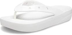 Crocs Classic Platform Flip W WHI, Holzschuh, von Crocs