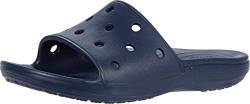 Crocs Classic Slide – Unisex Sandalen für Erwachsene – Bequeme Schuhe für den Strand – Navy – Größe 37-38 von Crocs