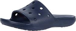 Crocs Classic Slide – Unisex Sandalen für Erwachsene – Bequeme Schuhe für den Strand – Navy – Größe 48-49 von Crocs