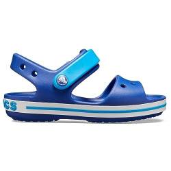 Crocs Crocband Sandalen – Unisex Kindersandalen – Leicht und mit sicherer Passform – Cerulean Blue/Ocean – Größe 29-30 von Crocs