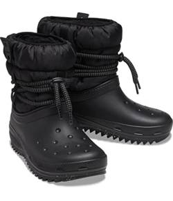 Crocs Damen Classic Neo Puff Luxe Boot W Schneestiefel, Schwarz (Black), 38-39 EU von Crocs