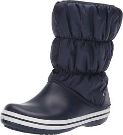 Crocs Damen Winter Puff Boots Schneestiefel, Marine, 36/37 EU von Crocs