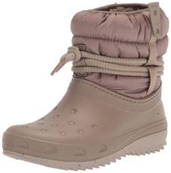 Crocs Klassischer Neo-Puff-Shorty-Stiefel für Damen, Pilz, 41/42 EU von Crocs