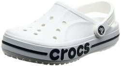 Crocs Unisex Adult Bayaband Clog, White/Navy, 41/42 EU von Crocs