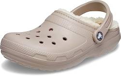 Crocs Unisex Classic Lined Clogs, Mushroom/Bone, 38/39 EU von Crocs