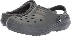 Crocs Unisex Classic Lined Clogs, Slate Grey/Smoke, 45/46 EU von Crocs