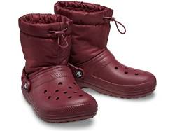 Crocs Unisex Erwachsene Classic Lined Neo Puff Boot Garnet Damen 39-40 Stiefeletten von Crocs