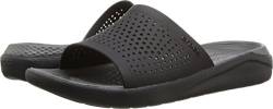 Crocs Unisex-Erwachsene Literide Slide Sandalen, Schwarz (Black/Slate Grey 0dd), 38/39 EU von Crocs