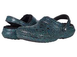 Crocs Unisex Herren und Damen Classic Lined Clog | Fuzzy Slippers, Sternenhimmel Glitzer, 8 UK Men/ 11 UK Women von Crocs