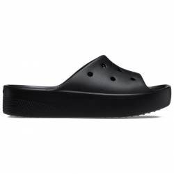 Crocs - Women's Classic Platform Slide - Sandalen Gr W7 schwarz von Crocs
