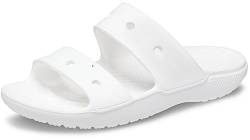 Crocs unisex-adult Classic Crocs Sandal Slide Sandal, White, 38/39 EU von Crocs