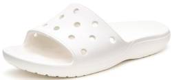 Crocs unisex-adult Classic Slide Sandal Slide Sandal, White, 39/40 EU von Crocs