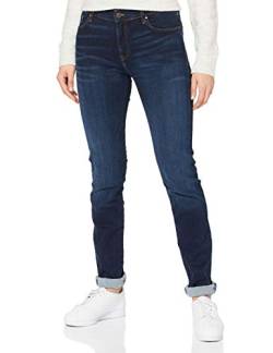 Cross Damen Anya P 489-104 Slim Jeans, Blau (Dark Blue 136), 34W / 30L EU von Cross