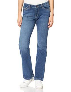 Cross Damen Jeans Lauren High Waist Bootcut Blau H485-011, Größe:W25 L30, Farbe:Lauren Blau (H485-011) von Cross