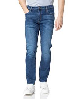 Cross Damien Herren Slim Jeans, Blau, 34 W / 36 L. von Cross