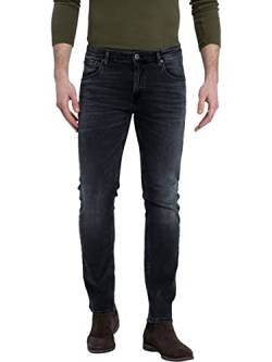 Cross Damien Herren Slim Jeans, Schwarz, 31 W / 30 L. von Cross