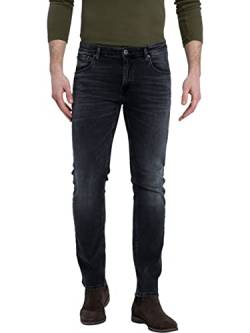 Cross Damien Herren Slim Jeans, Schwarz, 31 W / 32 L. von Cross