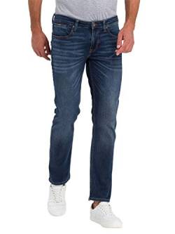 Cross Herren Dylan Regular Fit Jeans, Blau (Dark Blue 096), W28/L32 von Cross