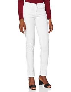 Cross Jeans Damen Anya P 489-090 Slim Jeans (schmales Bein), Weiß (White 107), W30/L32 (Herstellergröße:30/32) von Cross