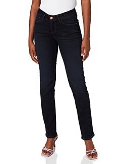 Cross Jeans Damen Straight Leg Jeanshose Rose, Gr. W27/L32 (Herstellergröße: 27), Blau (blue black used 026) von Cross