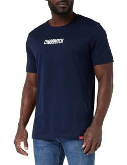 CrossHatch Herren Bellmant T-Shirt, Navy, L von Crosshatch