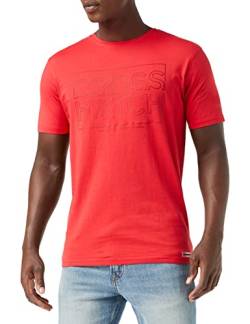CrossHatch Herren Slandlike T-Shirt, rot, XL von Crosshatch