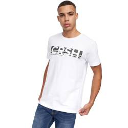 CrossHatch Herren Sullivan T-Shirt, weiß, XL von Crosshatch