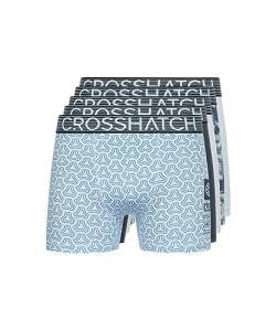 Crosshatch Herren Boxershorts (5 Stück) Buzzard - Geschenk Multipack Dessous in bunten Herren Liköre Boxershorts(M/Buzzard-Navy) von Crosshatch