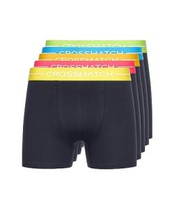 Crosshatch Herren Boxershorts Shorts (5 Stück) ASTRAL Multipack Unterwäsche Geschenkset Herrenfarbe Boxershorts(L/Astral-Navy) von Crosshatch