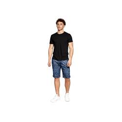 Crosshatch Herren Casual Cargo und Jeans Shorts - Strapazierfähige und vielseitige Sommer Knielang Hose mit Funktionstaschen, Winston-Stein, 34W von Crosshatch