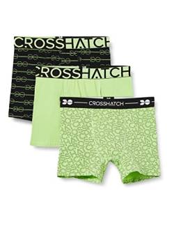 Crosshatch Herren Raske Boxershorts, Lime, L von Crosshatch